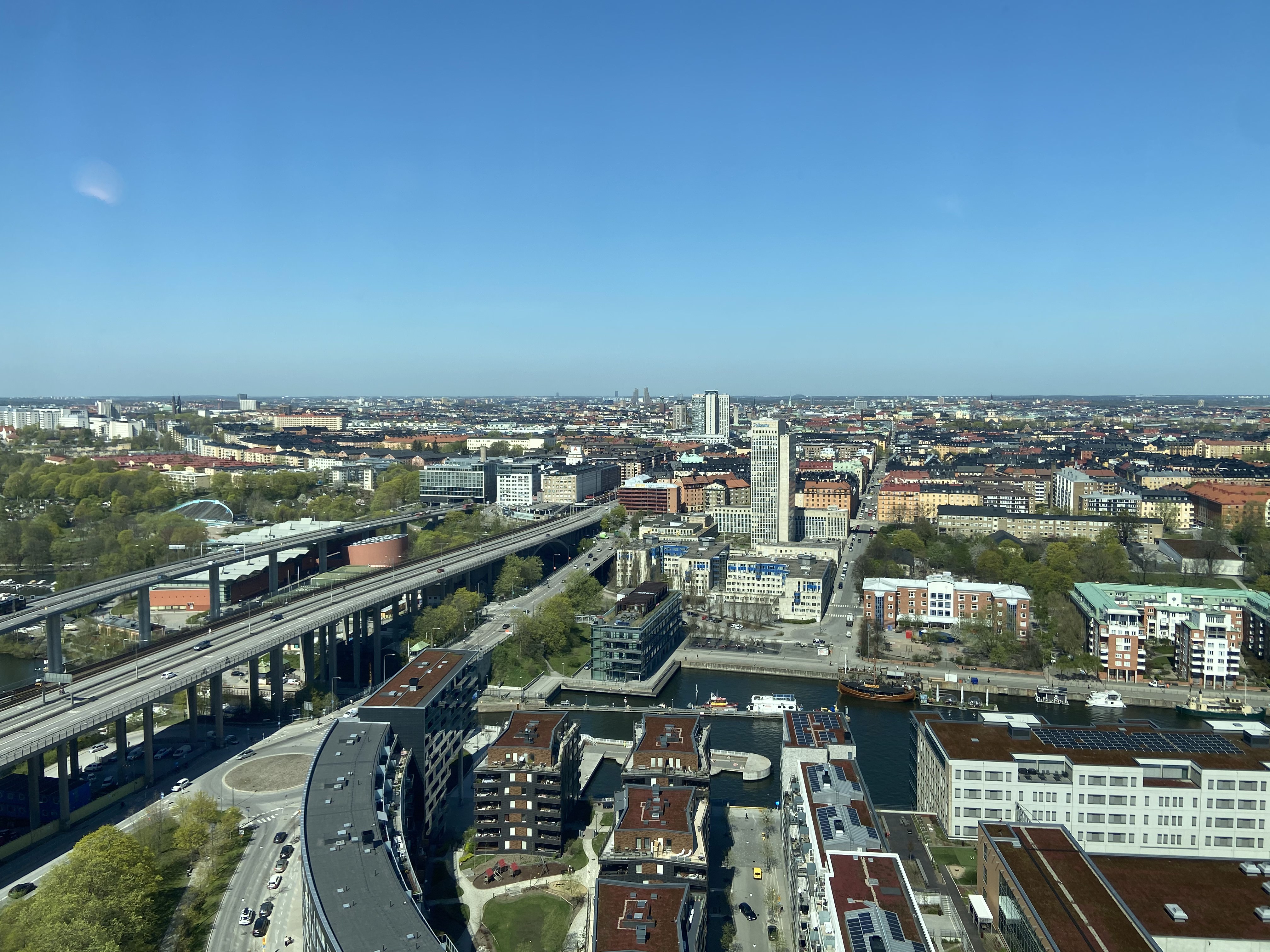 Utiskt från Sj&oring;staden Skybar